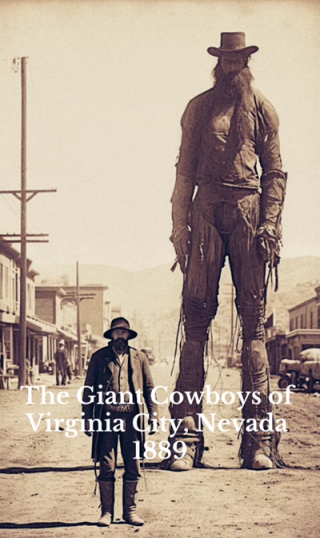 The Gigant Cowboys of Virginia City, Nevada 1889 - AI Generated Photos