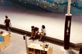 A Day at the Indoor Climbing Gym in Santa Ana