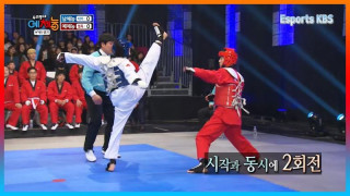 Men vs. Women Taekwondo Sparring - Beautiful Taekwondo Star Tammy's Dazzling Roundhouse Kicks