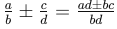 Basic Fractions Formula