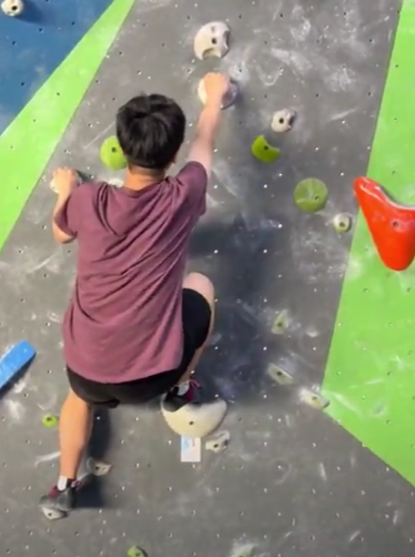 A Day at the Indoor Climbing Gym in Santa Ana