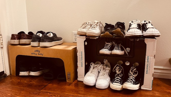 Transforming a Boxed Shoe Cabinet from Costco
