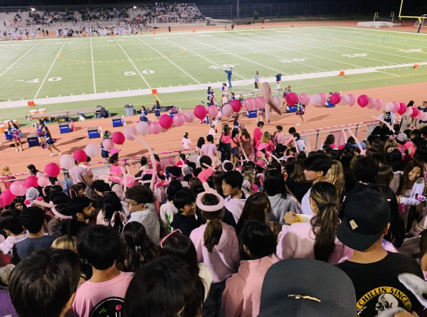 Northwood High School vs Irvine High School Pink Out Football Game