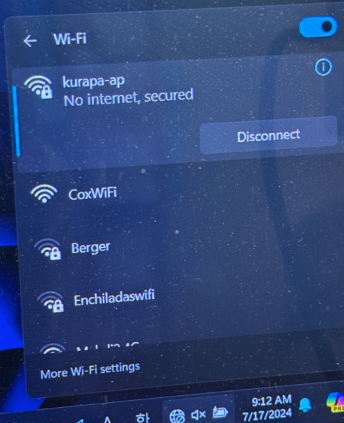 WiFi connection is established, but internet is not available on my Microsoft Windows Laptop - how to make it work?