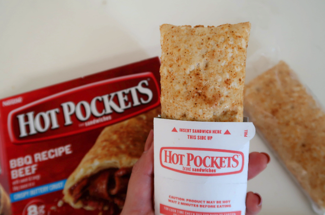 Snack that makes my mouth happy when winter comes from the U.S - Hot Pockets