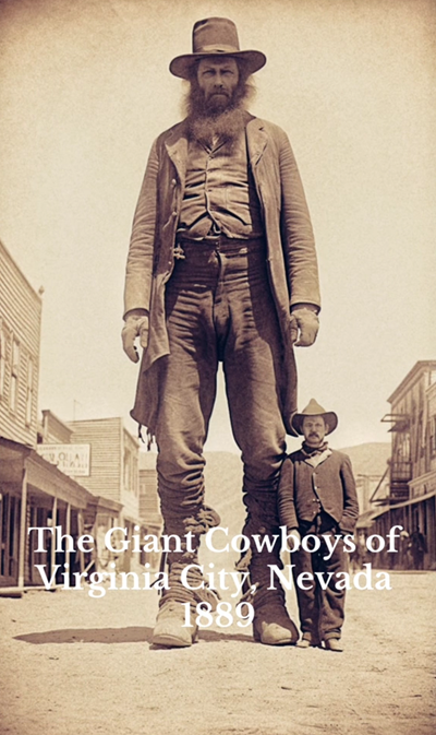 The Gigant Cowboys of Virginia City, Nevada 1889 - AI Generated  Photos