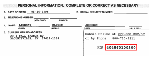 Did you get Selective Service System(SSS) Form 3C?