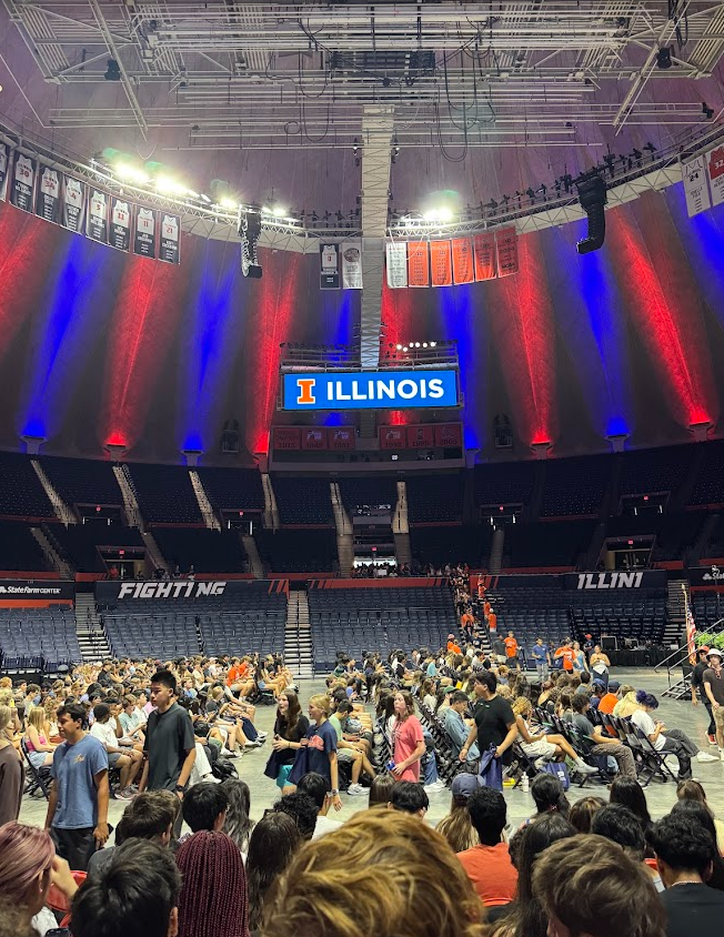 My First Day at University of Illinois-Urvana Champaign
