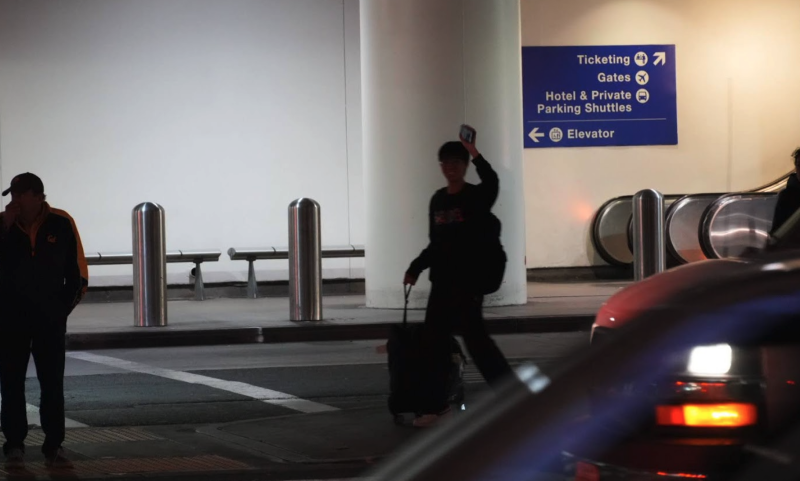 LAX Thanksgiving Rush: A Joyful Reunion